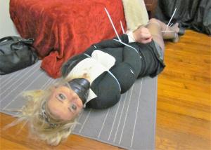 www.xsiteability.com - Miss Whitney: Librarian Zip Tie Bound - Photos thumbnail