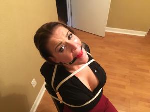 www.xsiteability.com - Whitney Morgan Sensually Struggling Chair Tied - photos thumbnail