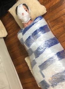www.xsiteability.com - Terra Mizu: Clear Tape Mummification - Photos thumbnail