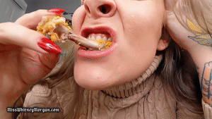 www.xsiteability.com - Miss Whitney Morgan: Fried Chicken Vore ASMR thumbnail