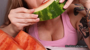 www.xsiteability.com - Juicy Watermelon Eating ASMR with Miss Whitney&nbsp;Morgan thumbnail